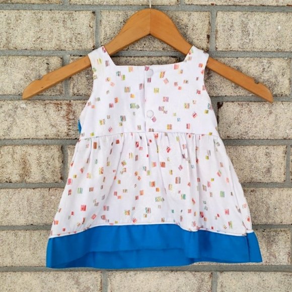 Cindy's Smocked with Crown & Hearts Embroidery Dress - Picture 2 of 4